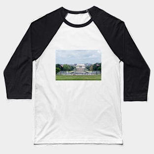 WWII and Lincoln Memorials, Washington, D.C. Baseball T-Shirt